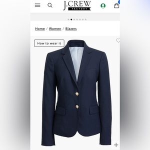 Women’s Classic Navy Blazer